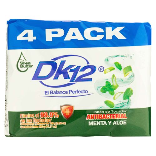 4Pack Jabón De Tocador Dk12 Menta y Aloe