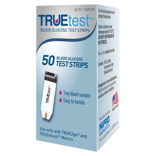 Tiras Reactivas True Test 50 Tiras