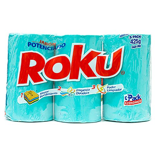 Jabón Roku Aqua 3Pack 1275Gramoss