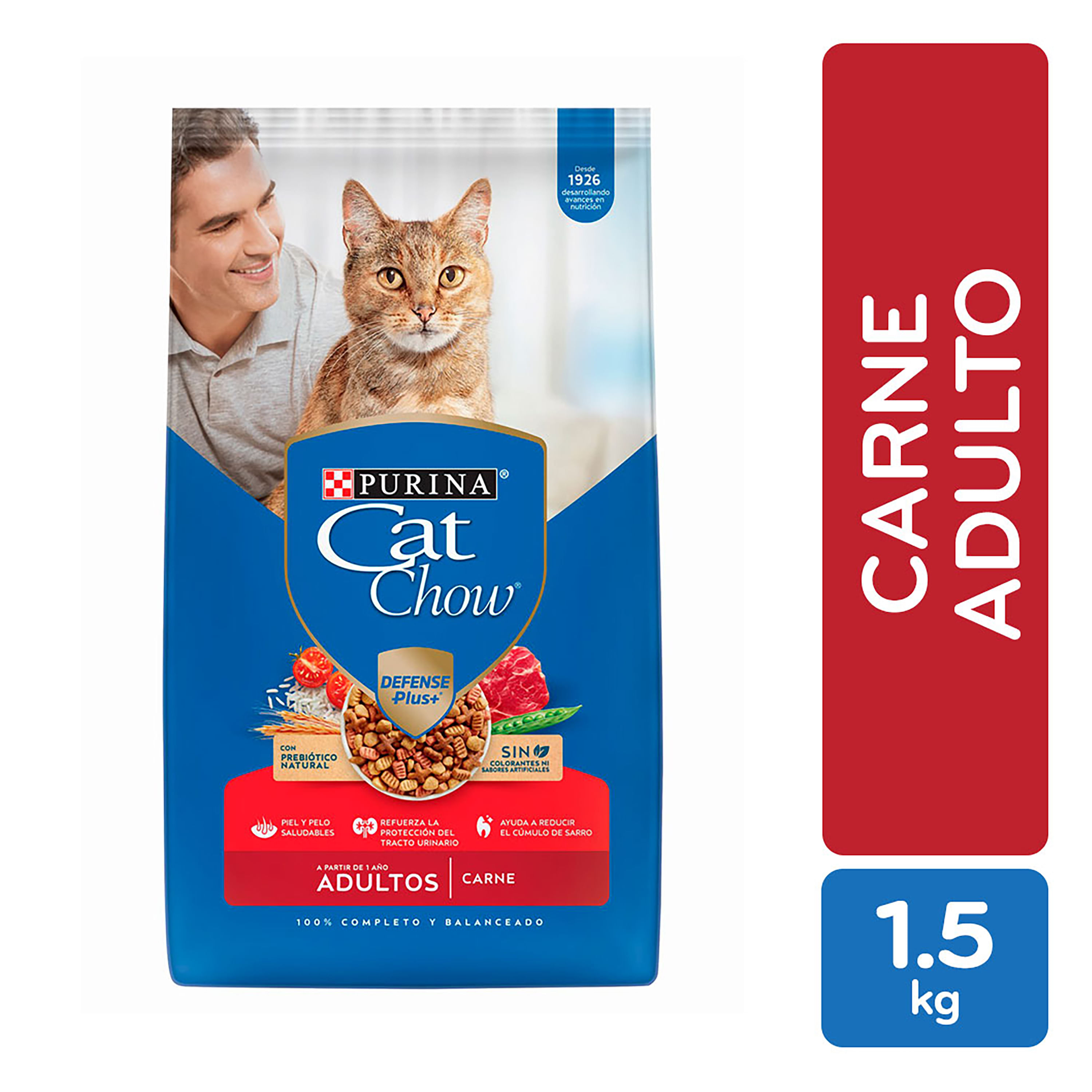 moverse Lírico violín Comprar Alimento Para Gato Purina Cat Chow Adultos Carne - 1.5kg | Walmart  Honduras
