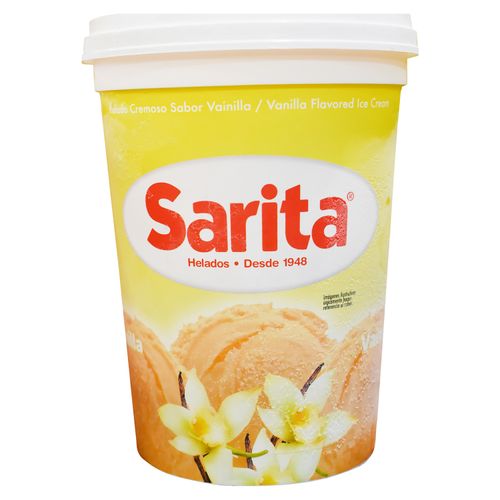 Helado Sarita Vainilla 1 litro