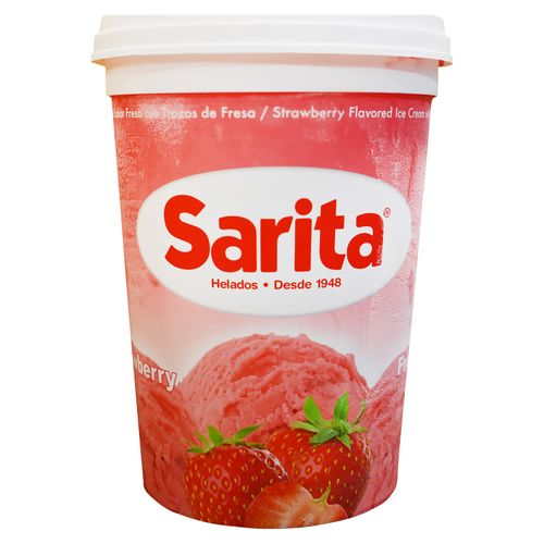 Helado Sarita Fresa 1 litro