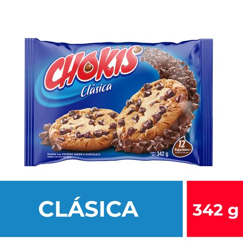 12 Pack Galleta Chokis Clasica - 342gr