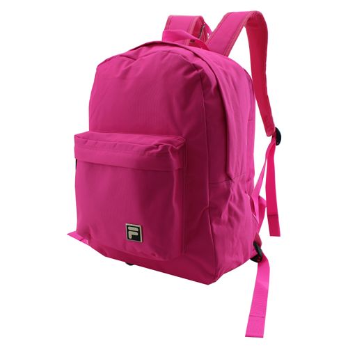 Mochila Juvenil Fila Con Compartimiento Principal Y Compartimiento Pequeño Al Frente Color Fucsia