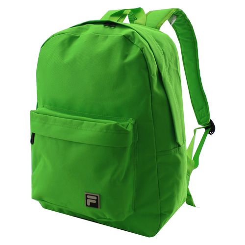 Mochila Juvenil Fila con Compartimiento Principal y un Compartimiento Pequeño al Frente Color Verde