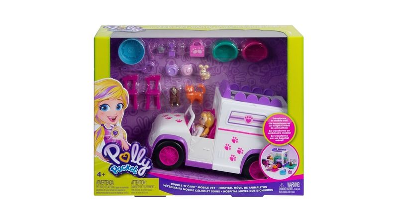 Polly pocket hospital móvil de animalitos new arrivals