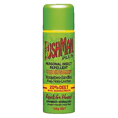 Repelente + Bloqueador Solar Bushman Plus 12 Horas De Protección Aerosol -150g