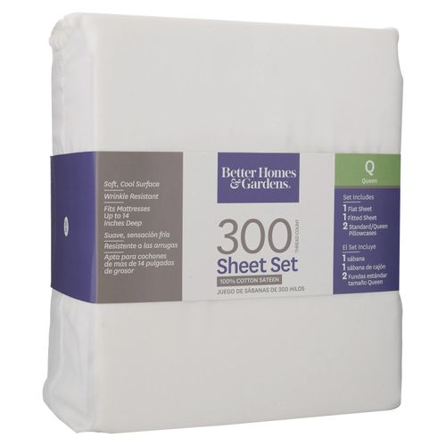 Sabana Better Homes & Gardens Indiviudal 300 Hilos Bco