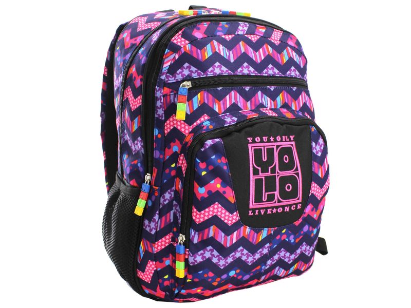 Mochila-Juvenil-Yolo-Compartimiento-Interno-para-Laptop-con-Malla-en-los-Laterales-para-llevar-Botella-Color-Negro-con-Morado-1-27409