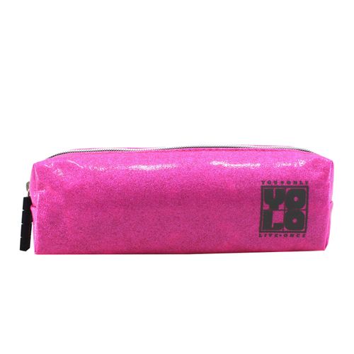 Cartuchera Yolo Rectangular Un Compartimiento Color Rosado