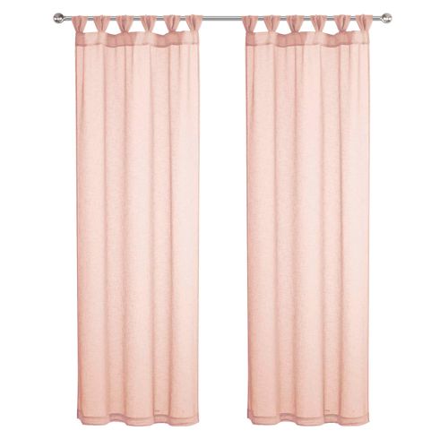 Set De 2 Cortinas Mainstays  Cecil Rosa  Modelo C3CPPR7684DR