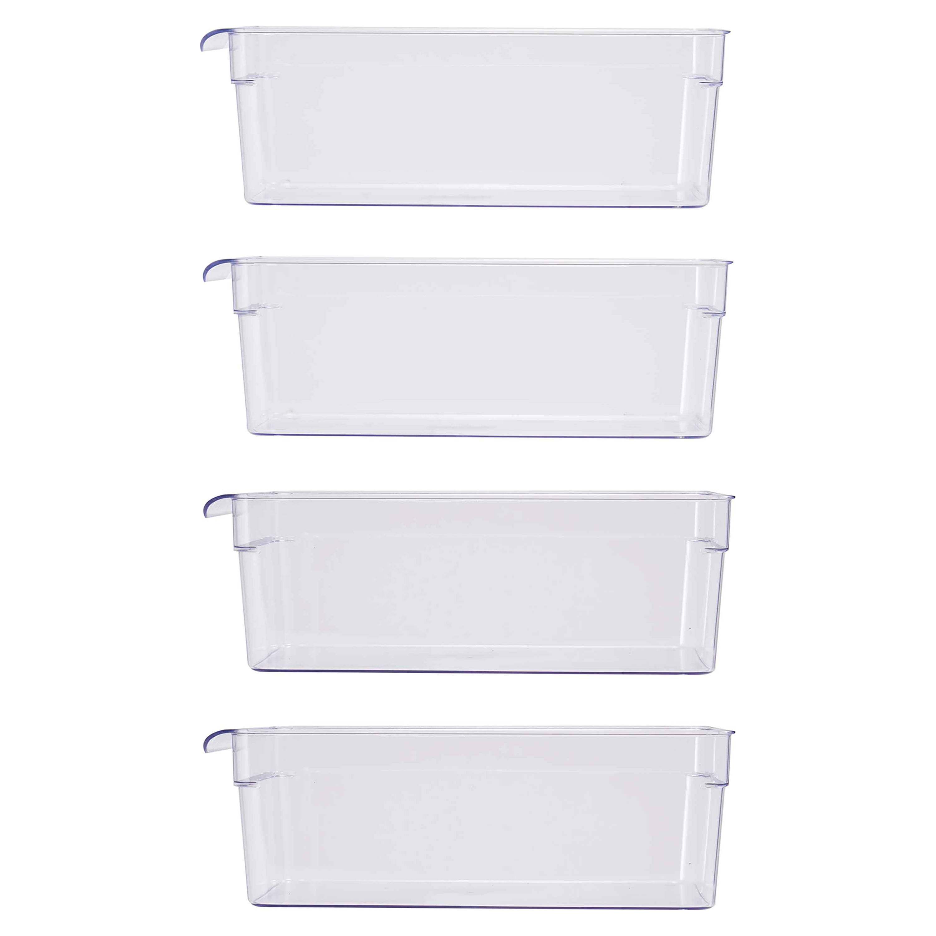 Organizadores Para Refrigerador Lo Necesito Set 4 piezas Transparentes