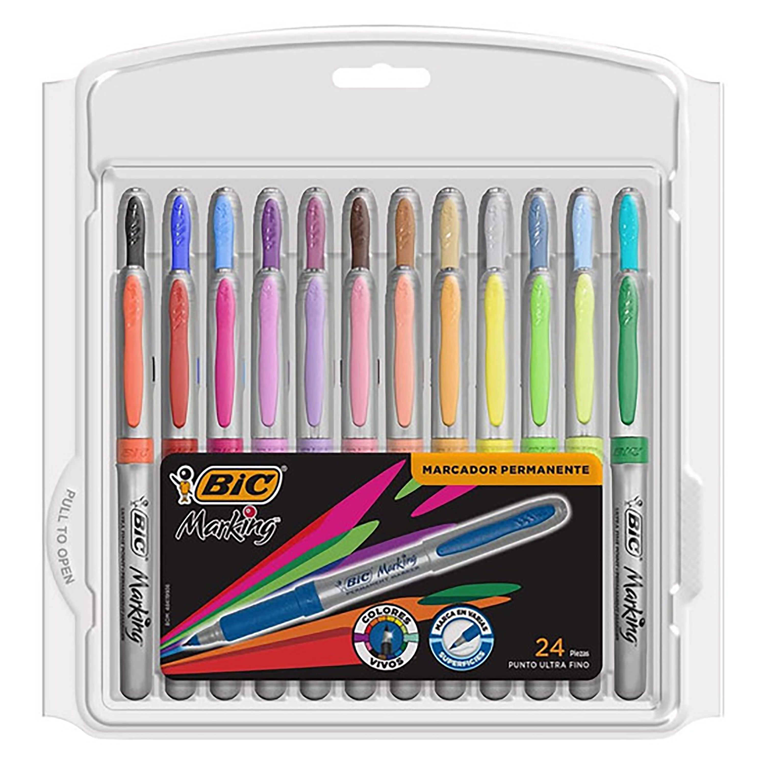 Blister de 3 Colores Clasicos Marca BIC Intensity