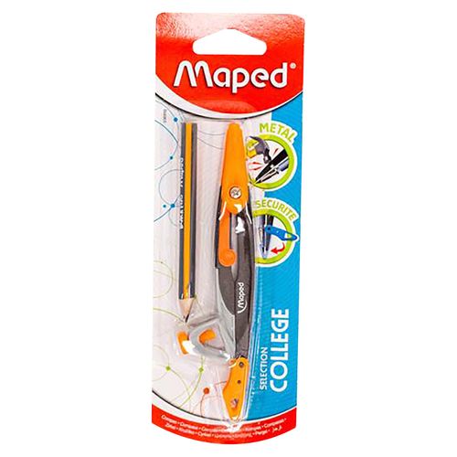 Compás Métalico Maped Con Lápiz