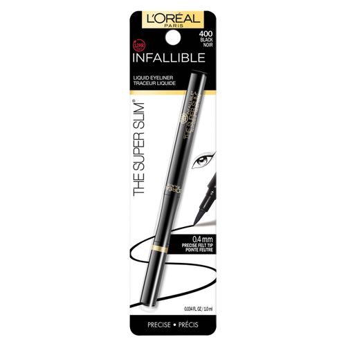 Delineador Líquido L'Oréal Paris Infallible Super Slim Liner Black - 1ml