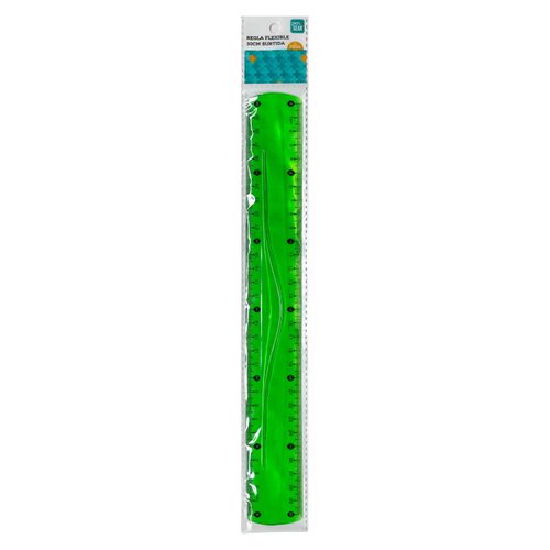 Regla Fexible, Pen+Gear, 30cm, Verde. Modelo: KR970854GREEN