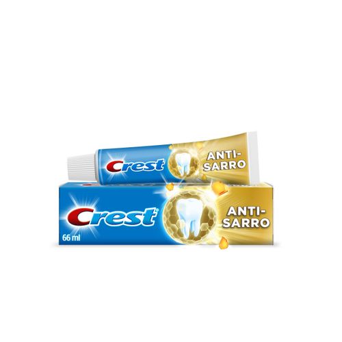 Pasta Dental Crest Anti-Sarro Anticaries Con Flúor 66 ml