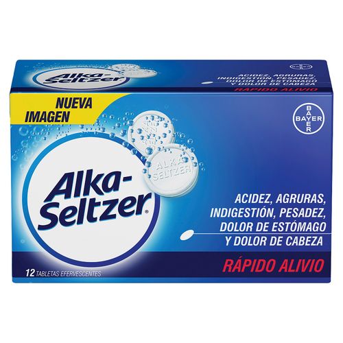 Alka Seltzer Regular - 12 Tabletas