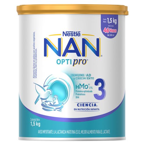 Alimento Lácteo Nan® Optipro® 3 Lata 1.5Kg