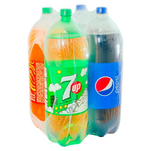 4 Pack Gaseosa Pepsi Variado - 12000 ml