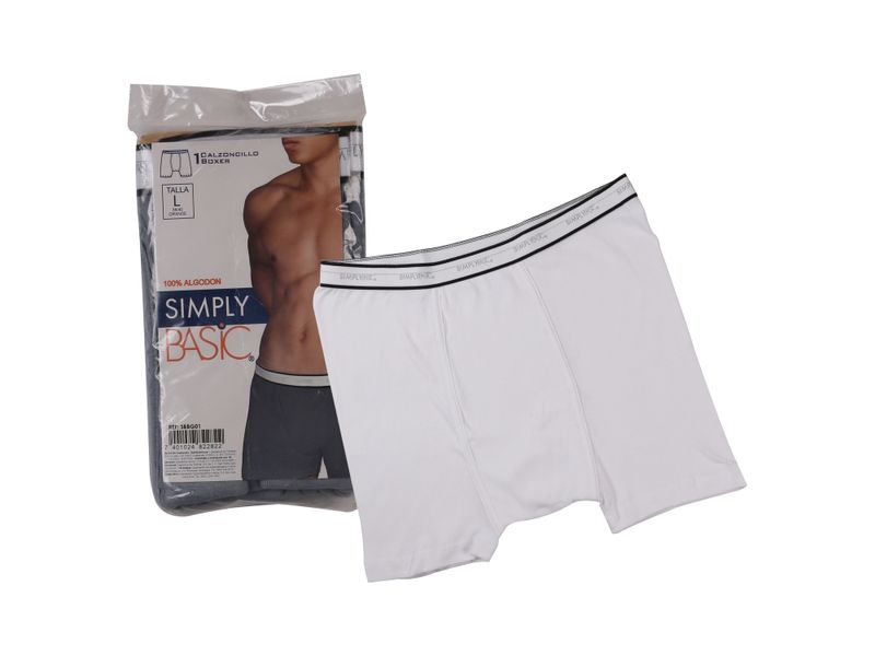 Boxer-Simply-Basic-de-Caballero-Color-Blanco-Talla-S-1-26538