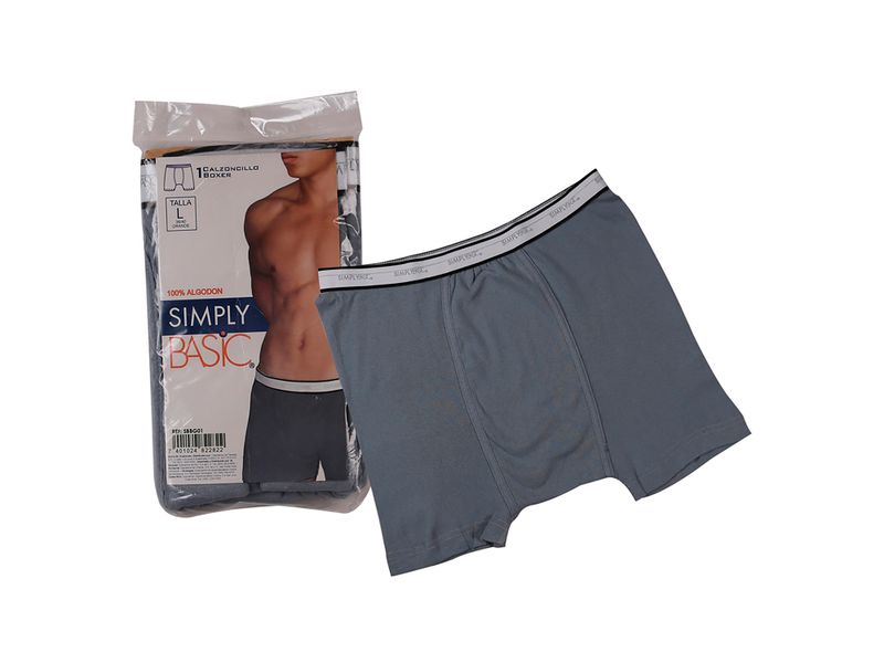 Boxer-Simply-Basic-de-Caballero-Color-Gris-Talla-S-1-26539