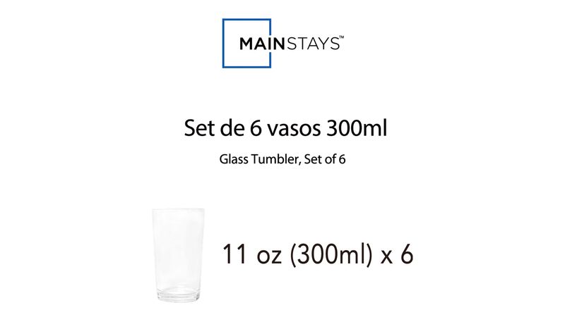 Set de 6 vasos de cristal templado 21 cl, color ámbar, modelo Lys, vasos  para agua, bebidas, 7,8 x 8 cm, resistentes a los golpe