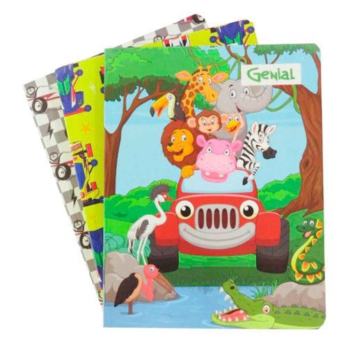 Cuaderno Unico Corto Genial de 400 Paginas Genial de niño - unidad