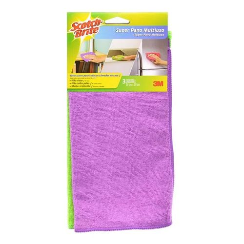 Paño Microfibra Scotch-Brite® -3 Unidades