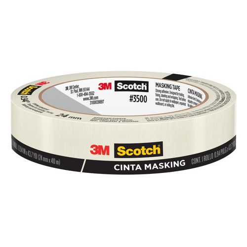 Cinta De Masking Blanco Scotch 24Mmx40M