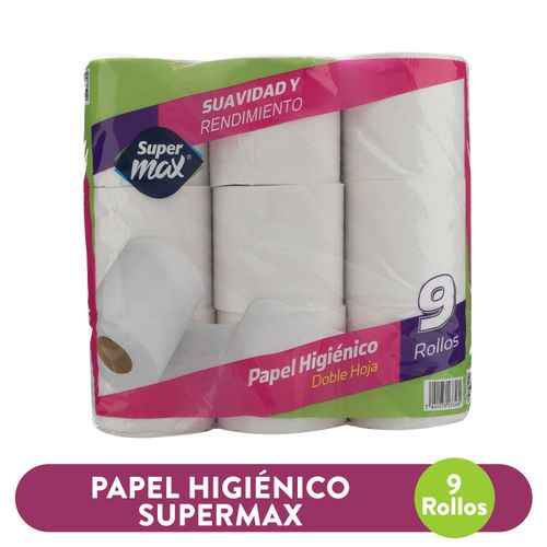 Papel Higienico Supermax 330Hd 9R