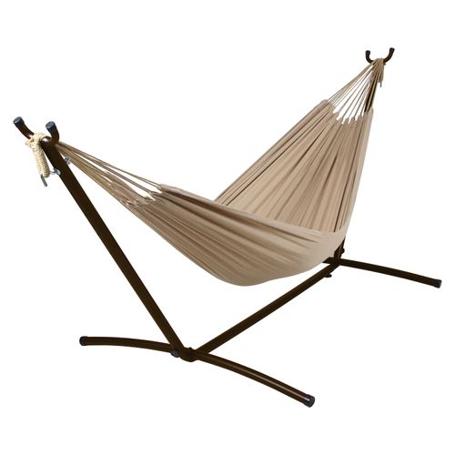 Hamaca Mainstays de Tela Con Base Color Beige