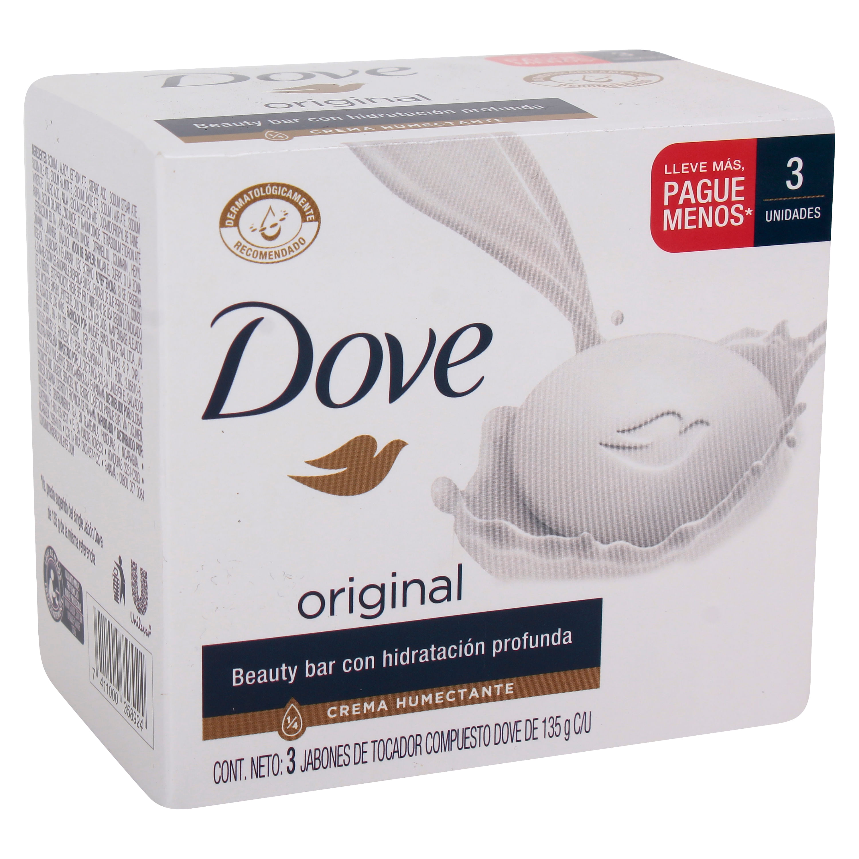 Comprar Jabon Original Dove 3 Pack 405gr | Walmart Honduras