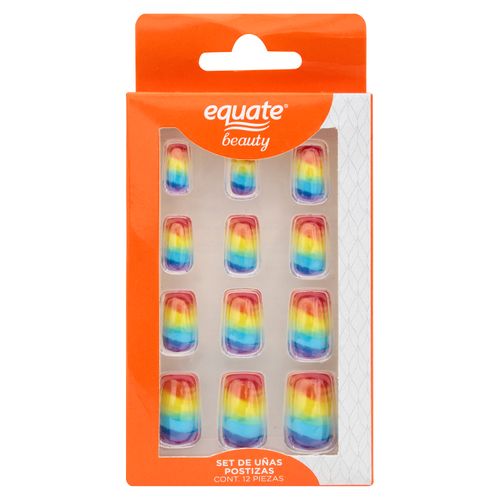 Set de Uñas Artificiales Marca Equate 10 unidades 40