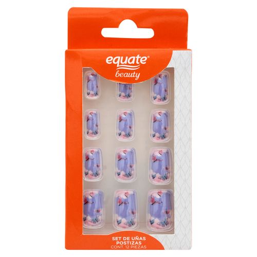 Set De Uñas Artificiales Marca Equate 10 unidades 43