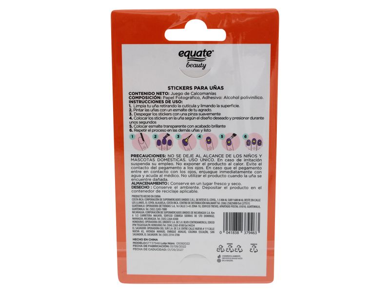 Pegatinas-Para-Decorar-U-as-Marca-Equate-36-unidades-2-29654
