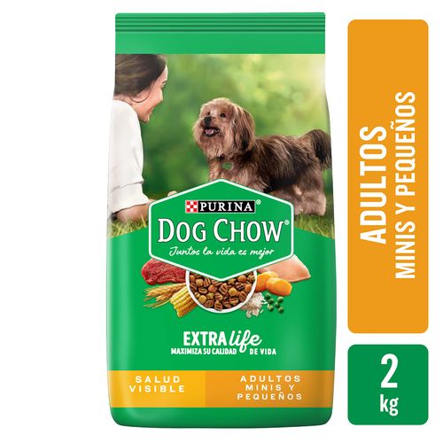 Alimento  Perro Adulto marca Purina Dog Chow Minis y Pequeños -2kg