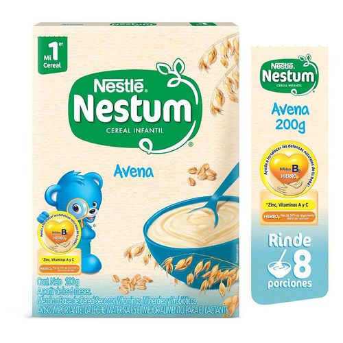 Nestlé® NESTUM® Avena Cereal Infantil Caja 200g