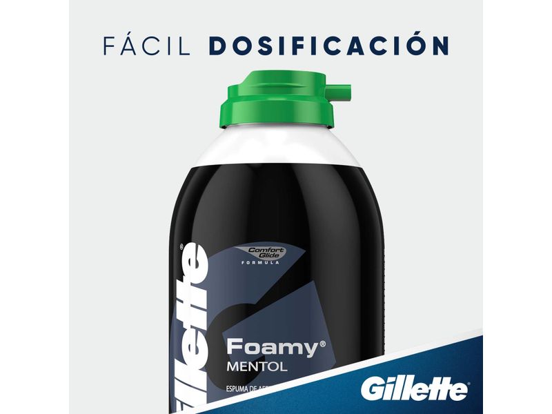 Espuma-Para-Rasurar-marca-Gillette-Foamy-Mentol-Refrescante-179-ml-7-13041