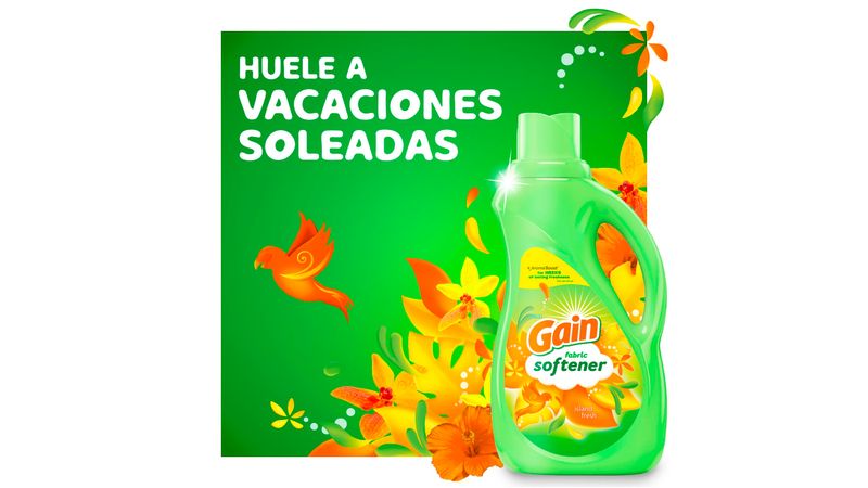 Comprar Suavizante Líquido Para Ropa Gain Flings Con Aroma Island