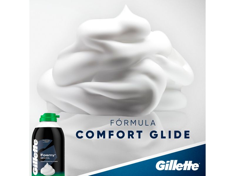 Espuma-Para-Rasurar-marca-Gillette-Foamy-Mentol-Refrescante-179-ml-5-13041