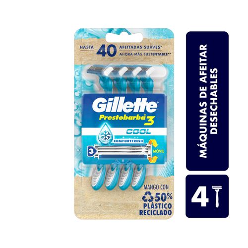 Comprar Afeitadora Recargable para hombre Gillette Mach3 Turbocon banda  lubricante 30% más grande 1 unidad