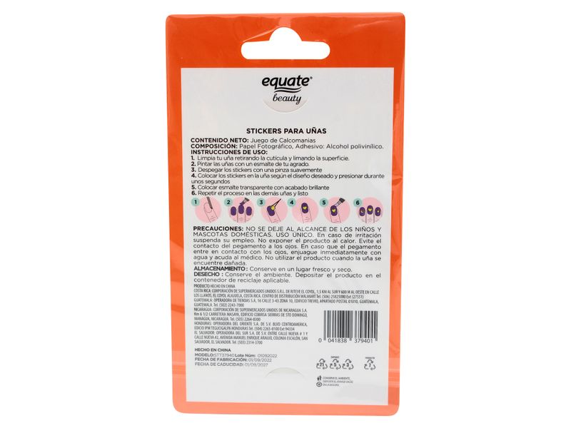 Pegatinas-para-Decorar-U-as-Marca-Equate-36-unidades-2-29652