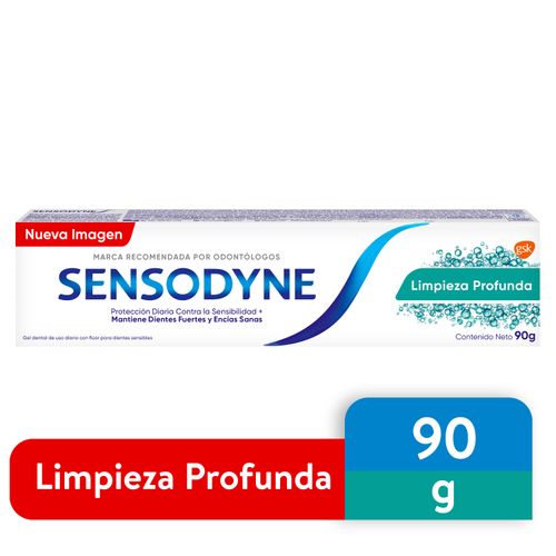 Gel dental Sensodyne limpieza profunda -90g