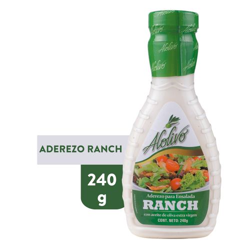 Aderezo Regia Alolivo Para Ensalada  Ranch- 240gr