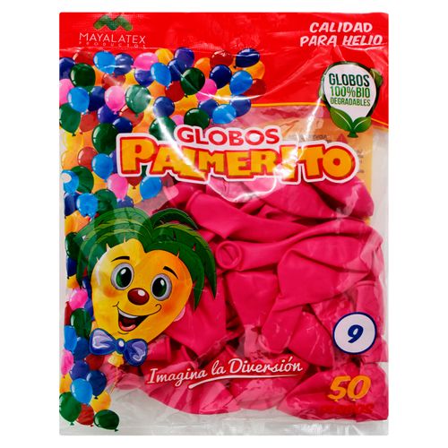 Globo Palmerito Fucsia Estandar No9 50U