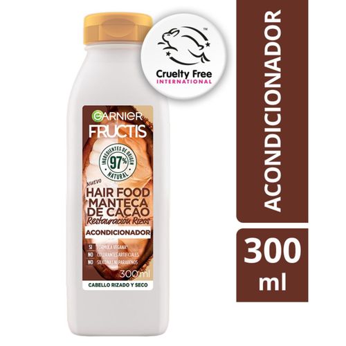 Acondicionador De Reparación De Rizos Garnier Hair Food Manteca De Cacao - 300ml