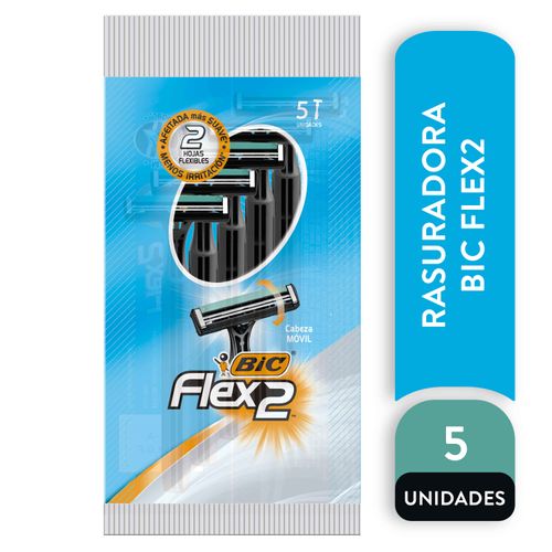 Rasuradora Bic Flex2 Bolsa 5 Und