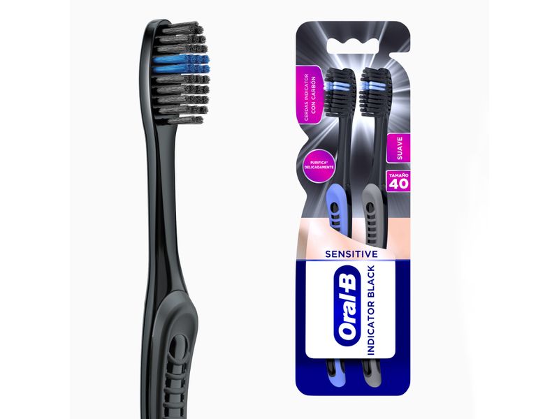 Cepillo-Dental-Marca-Oral-B-Indicator-Black-Charcoal-Suave-2Uds-1-30565