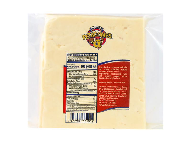 Queso Petacones Clasico - 200gr